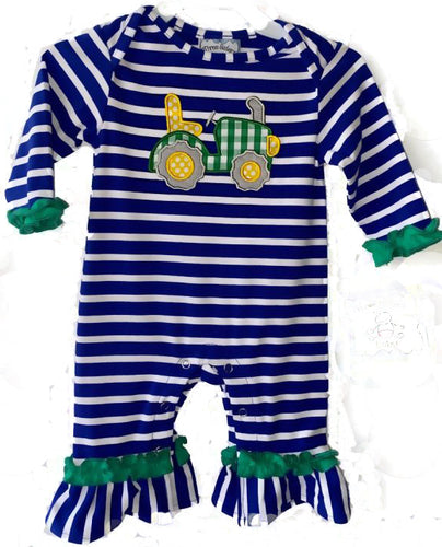 Three Sisters Tractor Romper