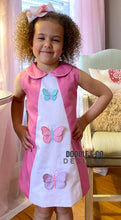 Zuccini Kids Applique Pink Butterfly Dress