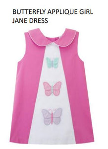 Zuccini Kids Applique Pink Butterfly Dress