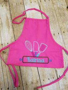 Girl Personalized Chef Baker Kid Apron