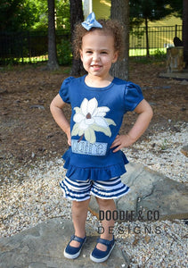Magnolia Personalized Back To School Short Set