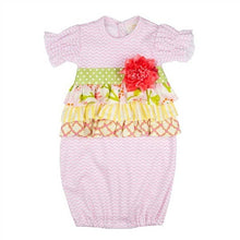Haute Baby Mae Garden Summer Baby Take Me Home Gown and Headband