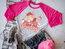 Hey Cupid Bring Me a Cowboy Screen Print Graphic Tee Valentine Shirt