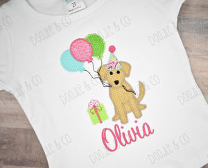 Birthday Puppy Personalized Pant Set