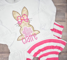 Easter Bunny Girl Personalized Shirt