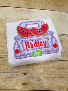 Watermelon Personalized Shirt for Girls and Boys