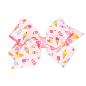 Wee Ones Ice Cream 5 inch Summer Hairbow