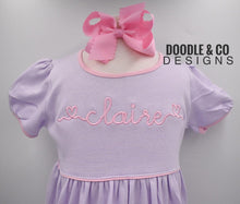 Squiggles by Charlie Personalized Heart Pocket Dress
